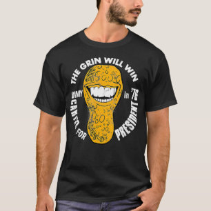 Die Grin Will gewinnen (Jimmy Carter für den Präsi T-Shirt