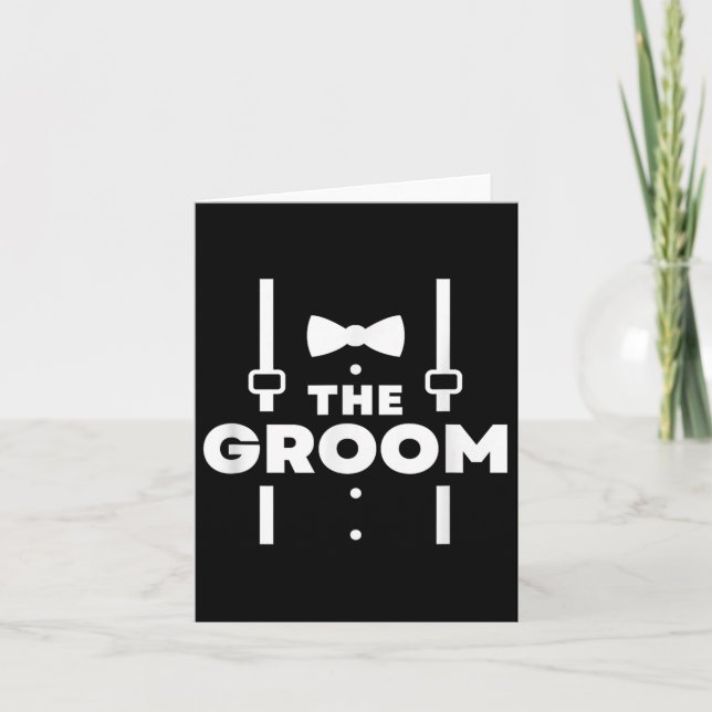 Die Groom-Bachelor-Party Karte (Vorderseite)