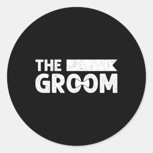 Die Groom Bachelor Party Stag Trauzeuge Hochzeit Runder Aufkleber