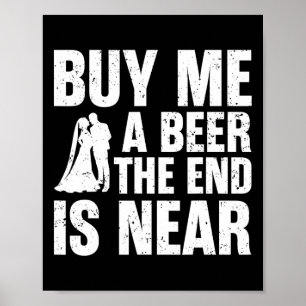 Die Groom Bachelor versorgt Party Hochzeit Poster