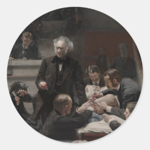 Die Gross-Klinik von Thomas Eakins Runder Aufkleber