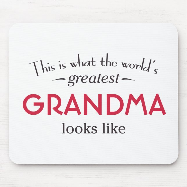 Die großartigste Oma der Welt Mousepad (Vorne)
