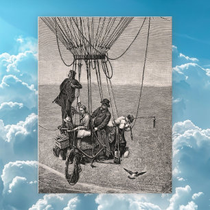 Die große Balonabenteuer-Postkarte Postkarte