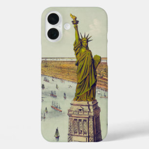 Die große Bartholdi-Statue, Freiheitsstatue iPhone 16 Plus Hülle