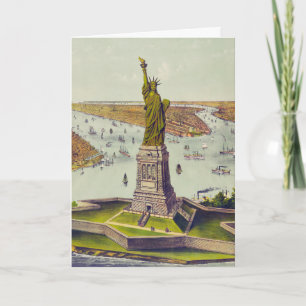 Die große Bartholdi-Statue, Freiheitsstatue Karte
