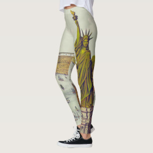 Die große Bartholdi-Statue, Freiheitsstatue Leggings