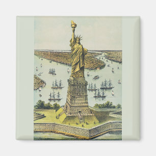 Die große Bartholdi-Statue, Freiheitsstatue Magnet