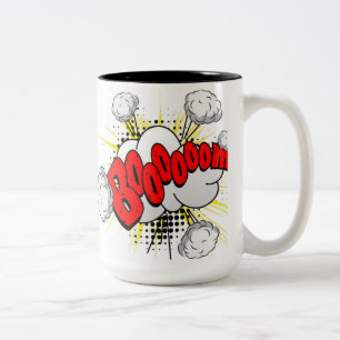 Die große Boom-Tasse Zweifarbige Tasse