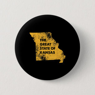 Die große Bundesstaat Kansas Missouri Karte Button