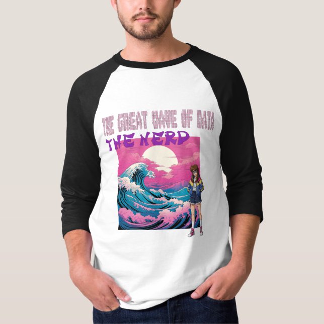 Die große Datenwelle T-Shirt (Vorderseite)