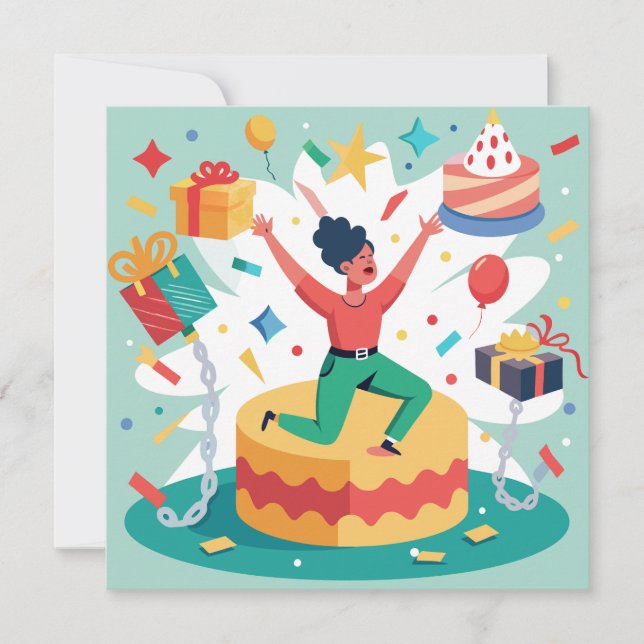 Die große Flucht Einladung (Vorderseite)