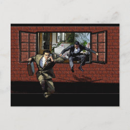 Die große Flucht Postkarte