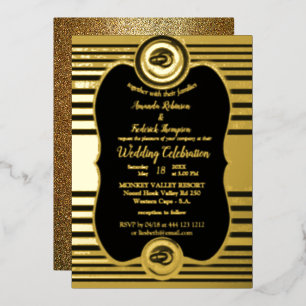 Die große Gatsby-Inspiration Folieneinladung