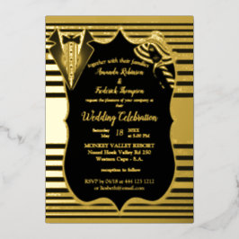 Die große Gatsby-Inspiration Folieneinladung