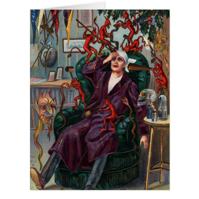 Die große Grußkarte des neuen Jahres (Vorderseite)