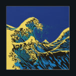 Die große Hokusai-Welle im Pop Blue Holzdruck<br><div class="desc">Ein von der Großen Welle von Kanagawa inspiriertes, von dem japanischen Künstler Hokusai gemaltes Design. Es ist in einem lebendigen, blauen und gelben Pop-Stil gehalten. Klingt gut, eine großartige Geräte Haut Geschenk Idee. Verwenden Sie den Link "Diesen Designer Gefragt", um uns mit Ihren speziellen Designanfragen oder für Hilfe bei Ihren...</div>