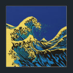 Die große Hokusai-Welle im Pop Blue Holzdruck<br><div class="desc">Ein von der Großen Welle von Kanagawa inspiriertes, von dem japanischen Künstler Hokusai gemaltes Design. Es ist in einem lebendigen, blauen und gelben Pop-Stil gehalten. Klingt gut, eine großartige Geräte Haut Geschenk Idee. Verwenden Sie den Link "Diesen Designer Gefragt", um uns mit Ihren speziellen Designanfragen oder für Hilfe bei Ihren...</div>