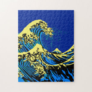 Die große Hokusai-Welle in Pop Art Style Accent