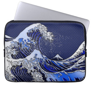 Die große Hokusai-Welle Moderne Stile Laptopschutzhülle