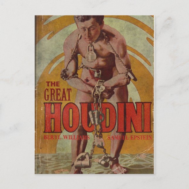 Die große Houdini-Postkarte Postkarte (Vorderseite)