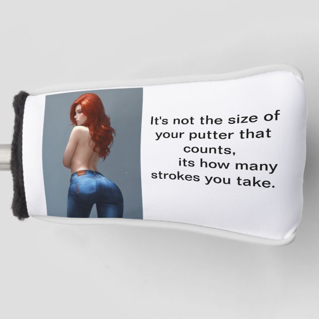 Die Größe Ihres Putter Golf Headcover (Vorderseite)