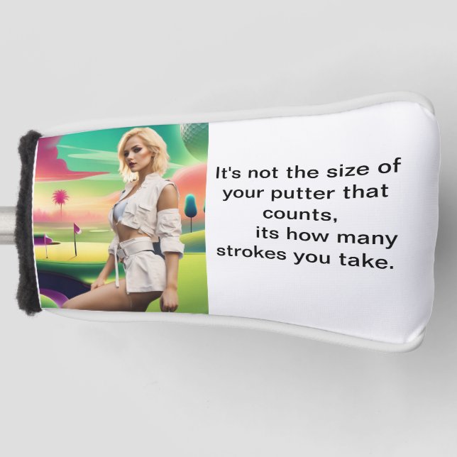 Die Größe Ihres Putter Golf Headcover (Vorderseite)