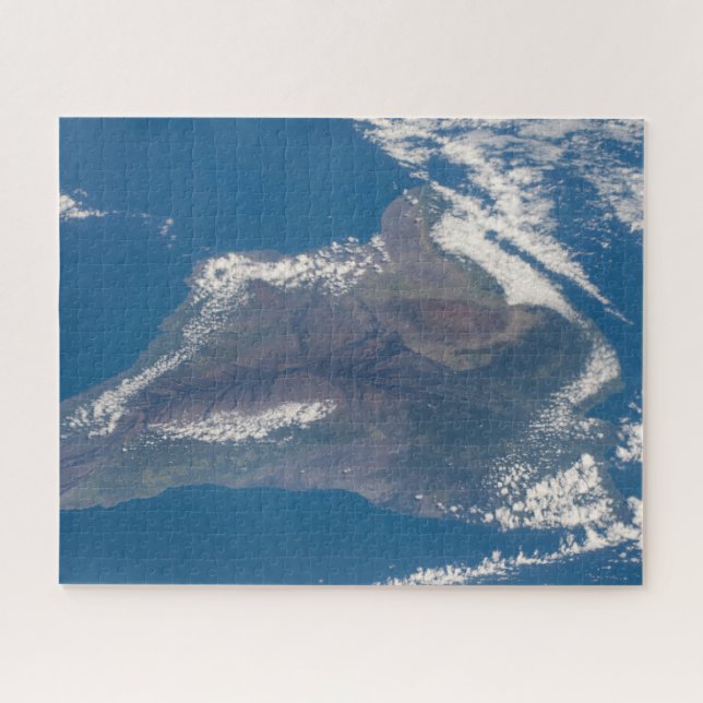 Die große Insel Hawaii und ihre Berge (Horizontal)