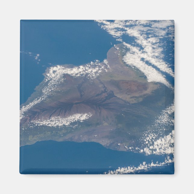 Die große Insel Hawaii und ihre Berge Magnet (Vorne)