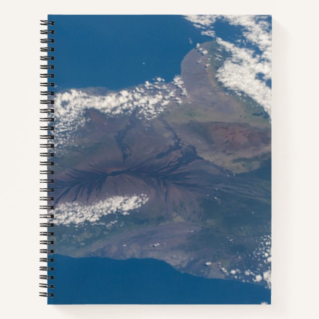Die große Insel Hawaii und ihre Berge Notizbuch (Vorderseite)