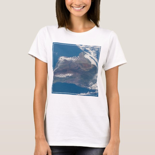 Die große Insel Hawaii und ihre Berge T-Shirt (Vorderseite)