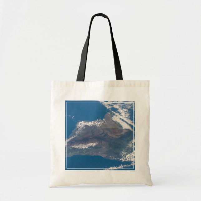 Die große Insel Hawaii und ihre Berge Tragetasche (Vorne)