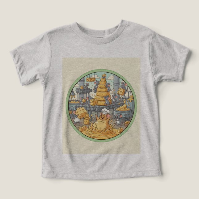 Die große Käsefabrik – Whimsical Mäuse & Fondue F (Design Vorderseite)