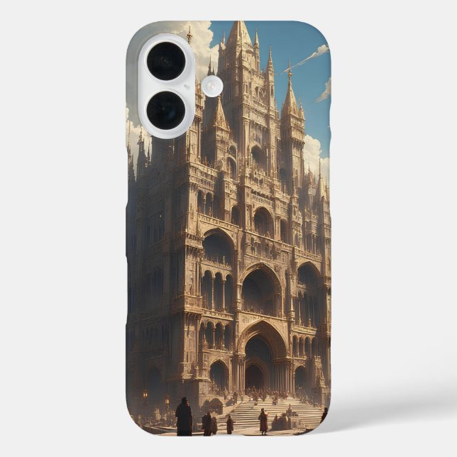 Die große Kathedrale iPhone 16 Hülle (Rückseite)