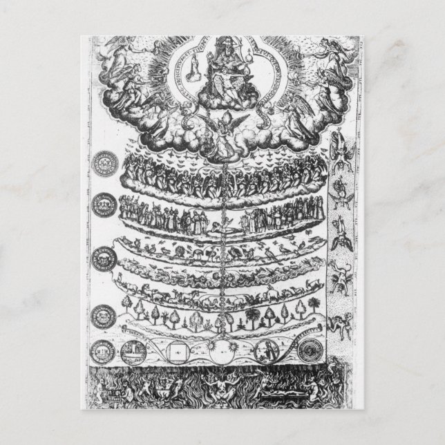 Die große Kette des Seins von 'Retorica Christiana Postkarte (Vorderseite)