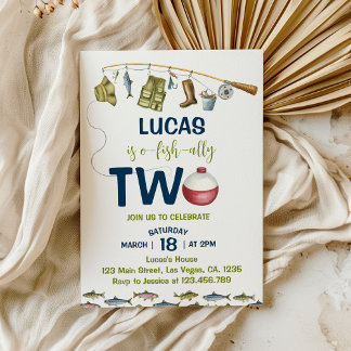 Die große kleine Fischer zum Geburtstag Einladung