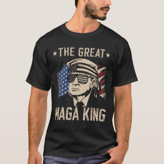 Die große Maga König lustige Trump Ultra Maga und  T-Shirt