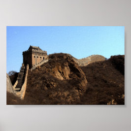 Die große Mauer der China Poster