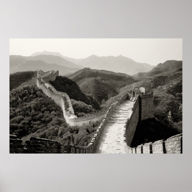 die große Mauer der China Poster (Vorne)