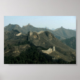 Die große Mauer der China Poster