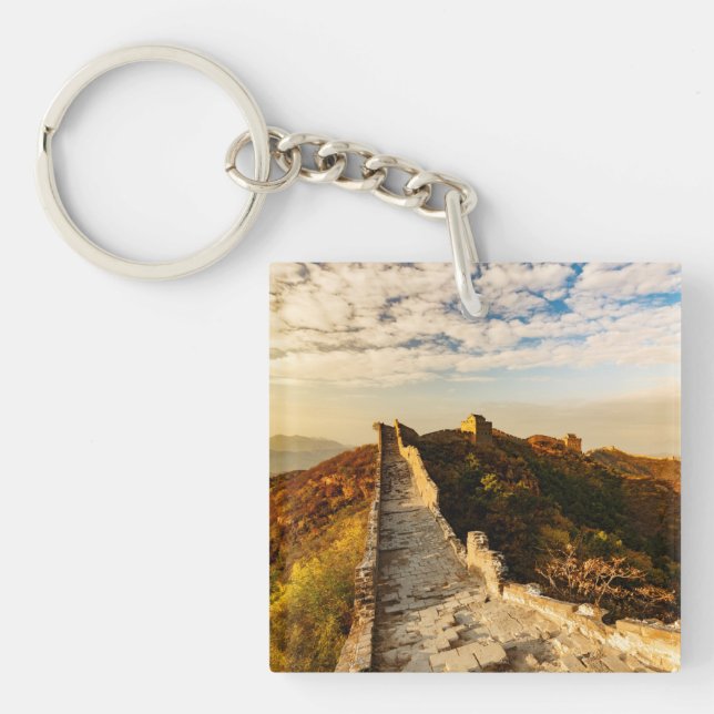 Die große Mauer der China Schlüsselanhänger (Vorderseite)