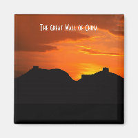 Die große Mauer der China (Sonnenuntergang)
