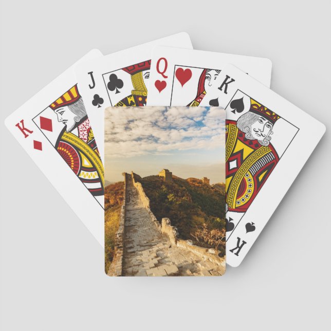 Die große Mauer der China Spielkarten (Rückseite)