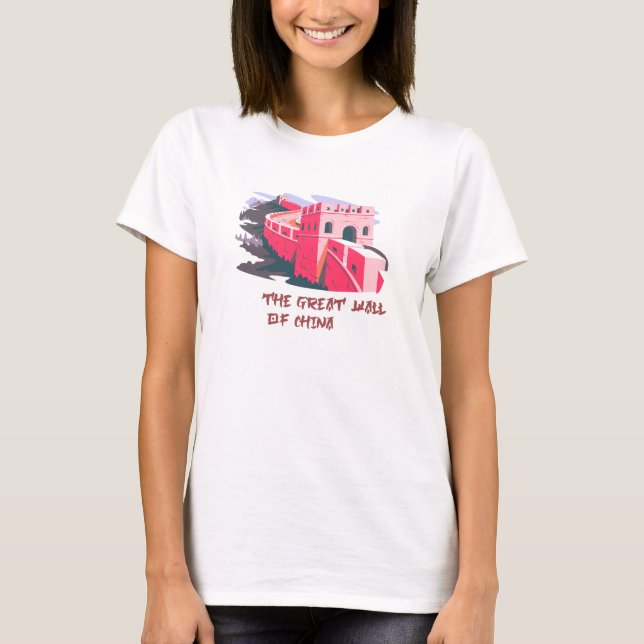 Die große Mauer der China T-Shirt (Vorderseite)