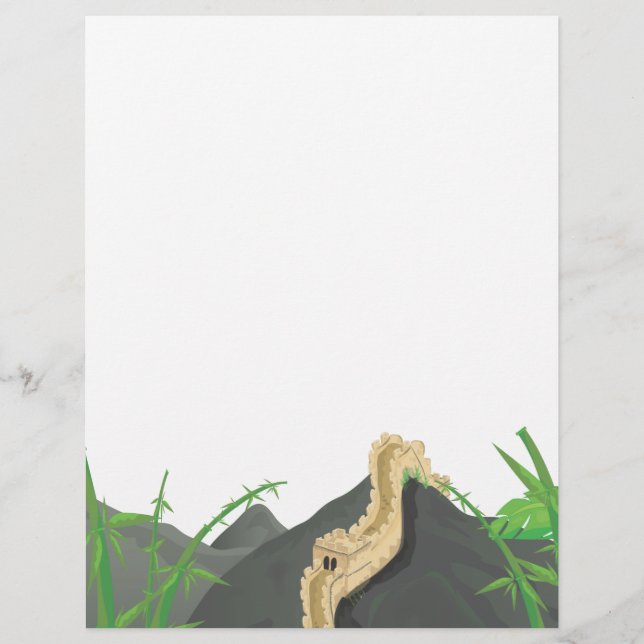 Die große Mauer des Cartoon der China (Vorderseite)