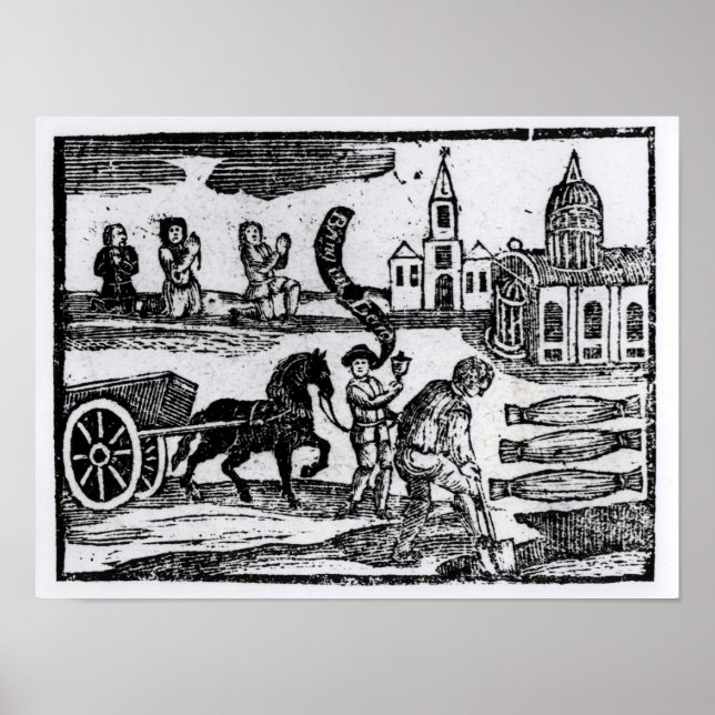 Die große Pest von 1665, dein Totes zu besiegen Poster (Vorne)
