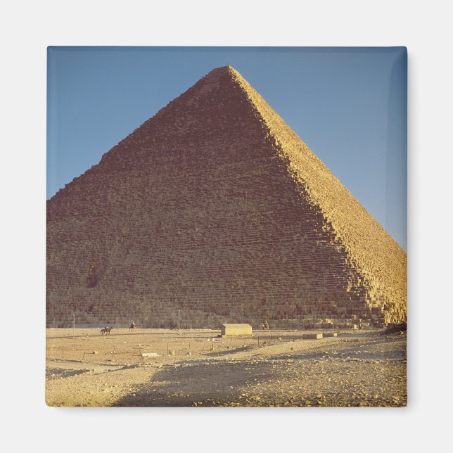 Die Große Pyramide des alten Königreichs Khufu Magnet (Vorne)