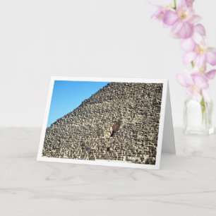 Die große Pyramide von Gizeh, ägyptisch Karte