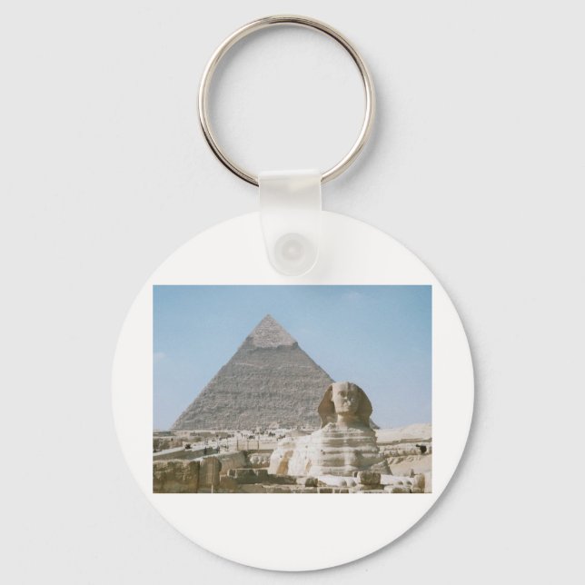Die große Pyramide von Gizeh Schlüsselanhänger (Vorderseite)