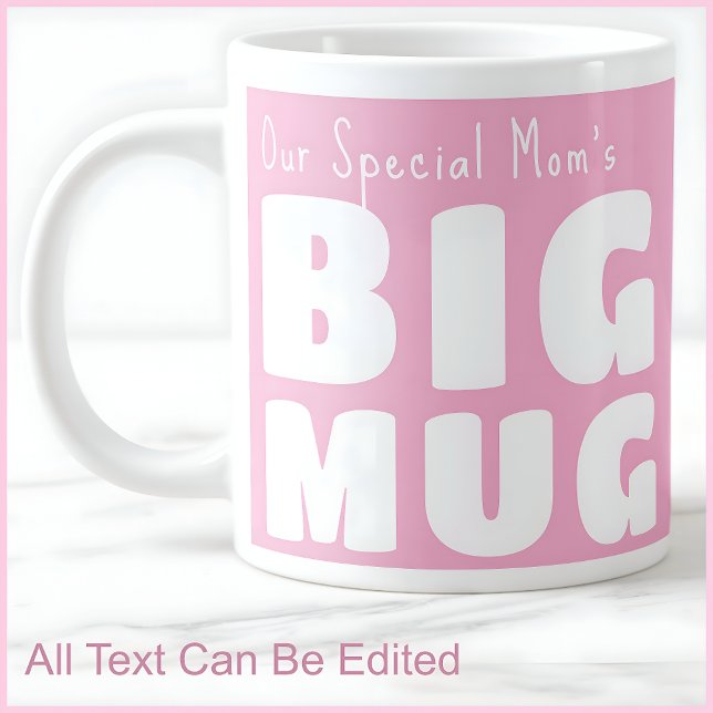 Die große Rosa C90 und die Neuheit zum Spaß in der Jumbo-Tasse (Von Creator hochgeladen)
