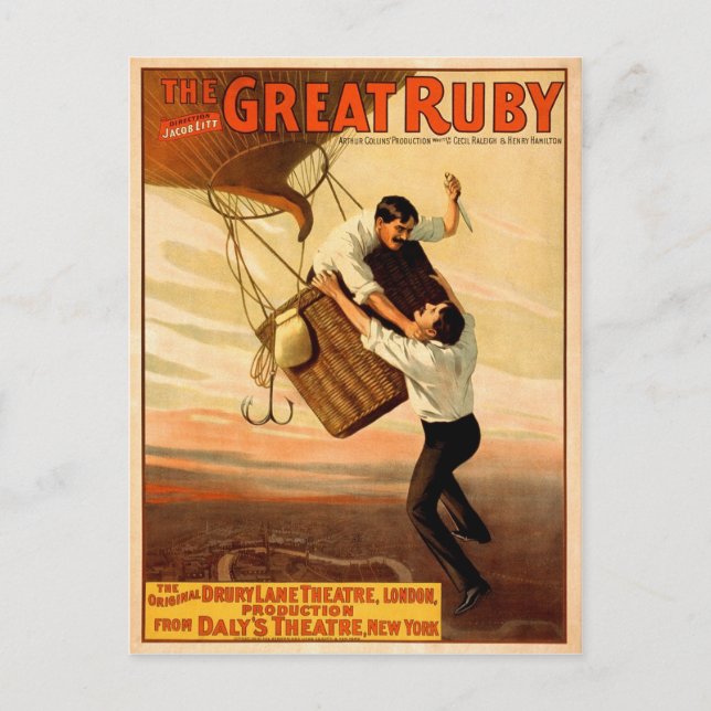 Die Große Ruby, 1899 Postkarte (Vorderseite)